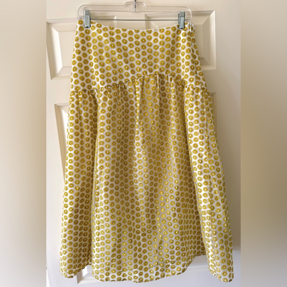 Topshop Yellow Daisy Skirt US Size 6